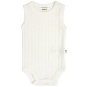 Joha - Wol-zijde romper zonder mouwen - naturel