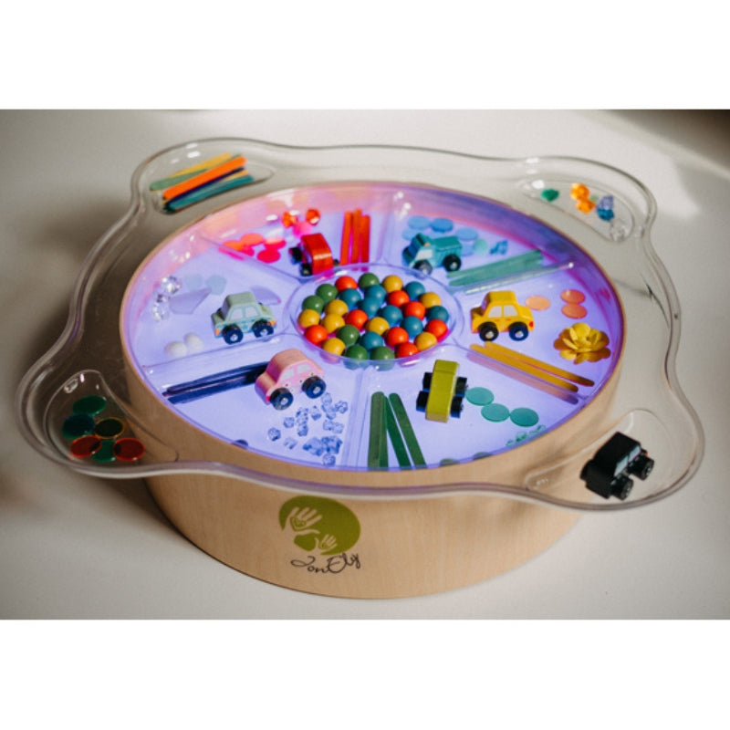 Jonely - Schaal met 7 vakken voor Lichttafel