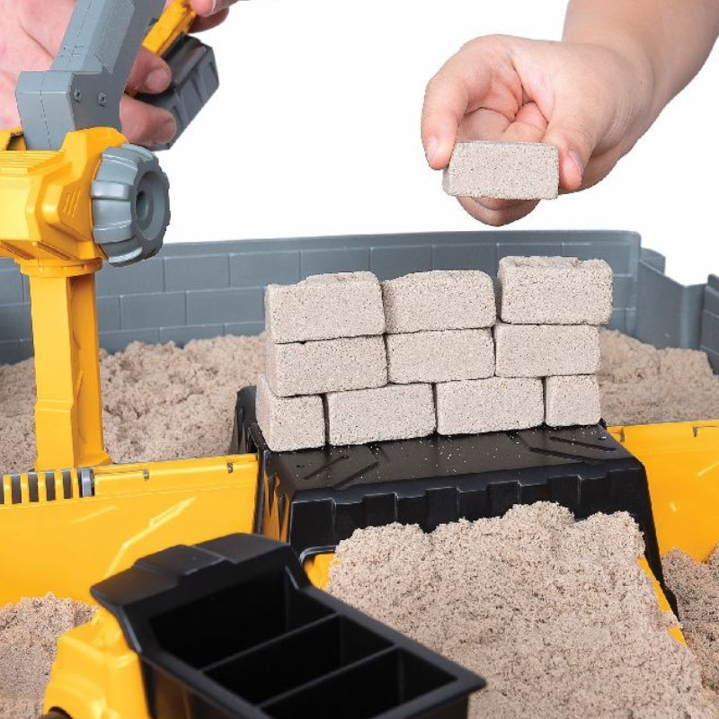 Kinetisch Zand - Bouwplaats met opvouwbare zandbak (907 gram)