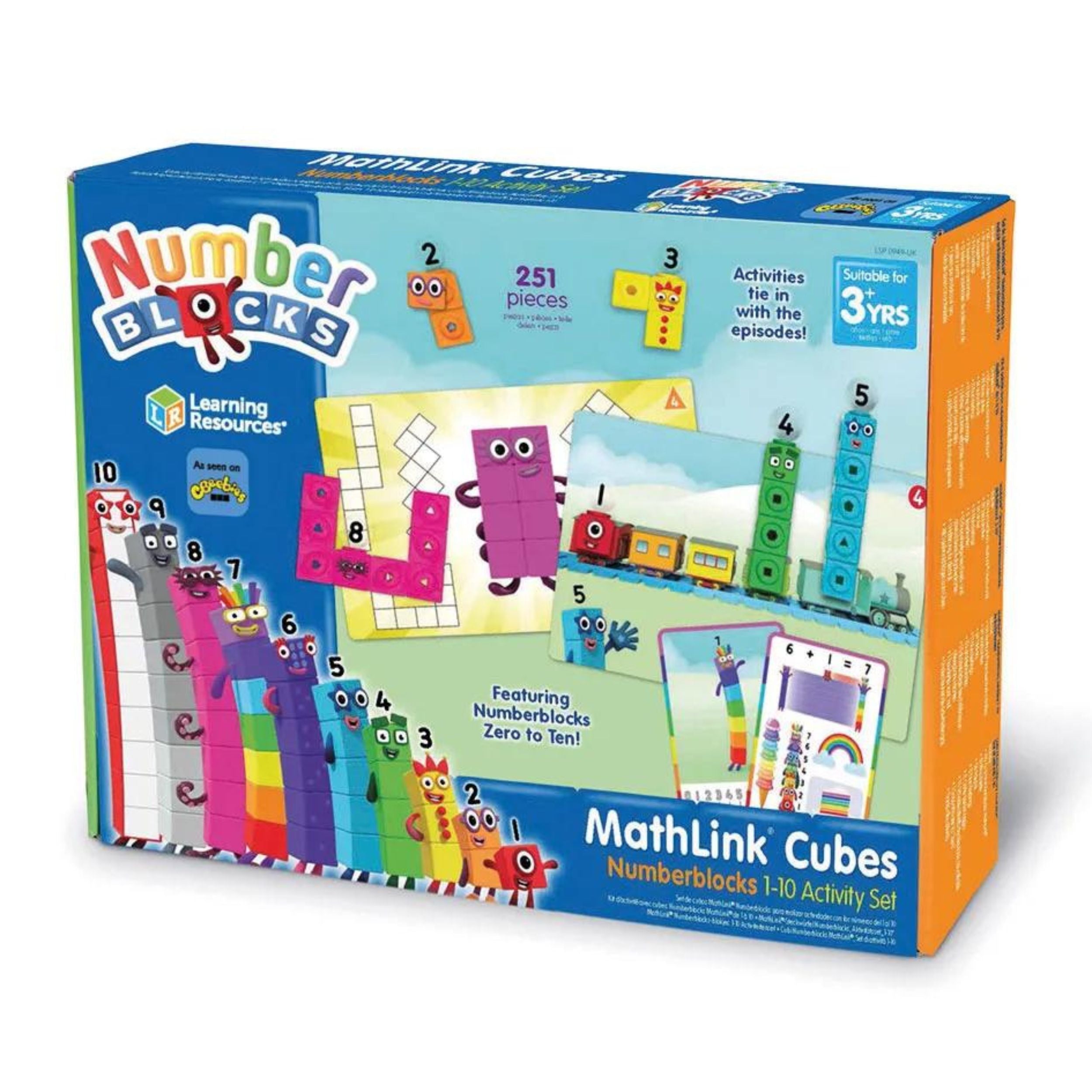 MathLink® Rekenblokjes Numberblocks 1-10 activiteitenset - Learning Resources