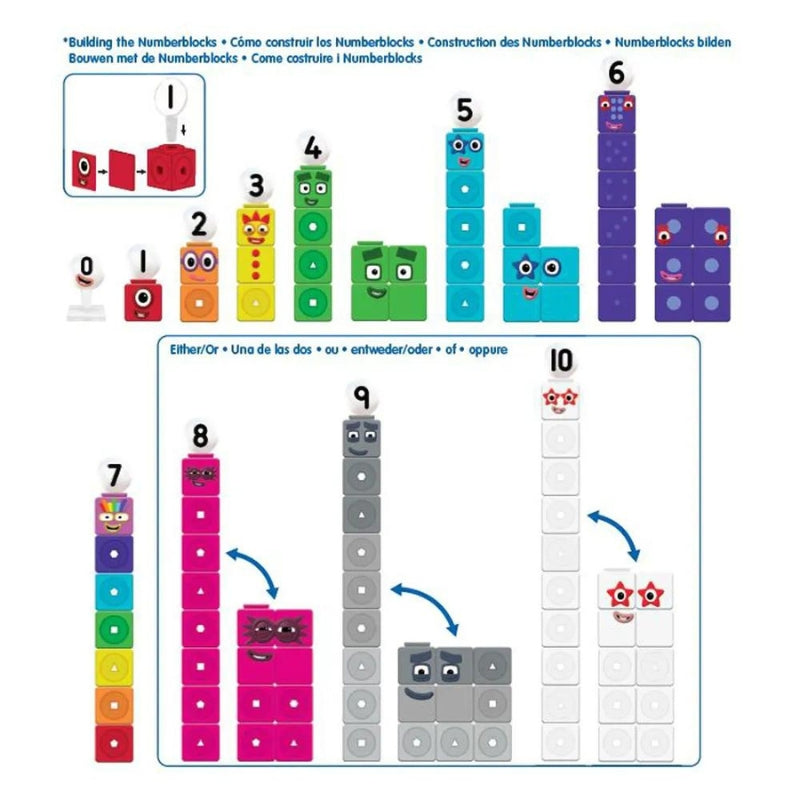 MathLink® Rekenblokjes Numberblocks 1-10 activiteitenset - Learning Resources