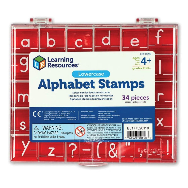 Alfabet stempels kleine letters - Learning Resources
