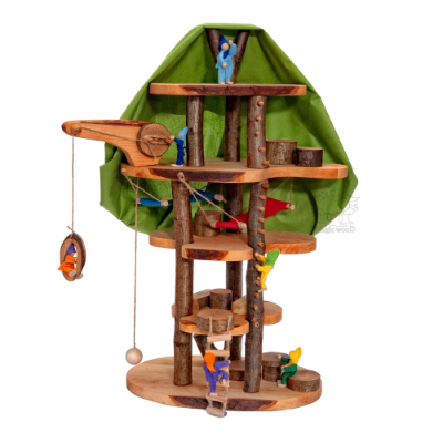 Magic Wood Houten Tree House - Boomhuis Groot (40x25x65 cm)