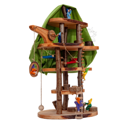 Magic Wood Houten Tree House - Boomhuis Groot (40x25x65 cm)
