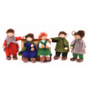 Magic Wood Houten 5 Halflings Poppen Voor bij boomhuis