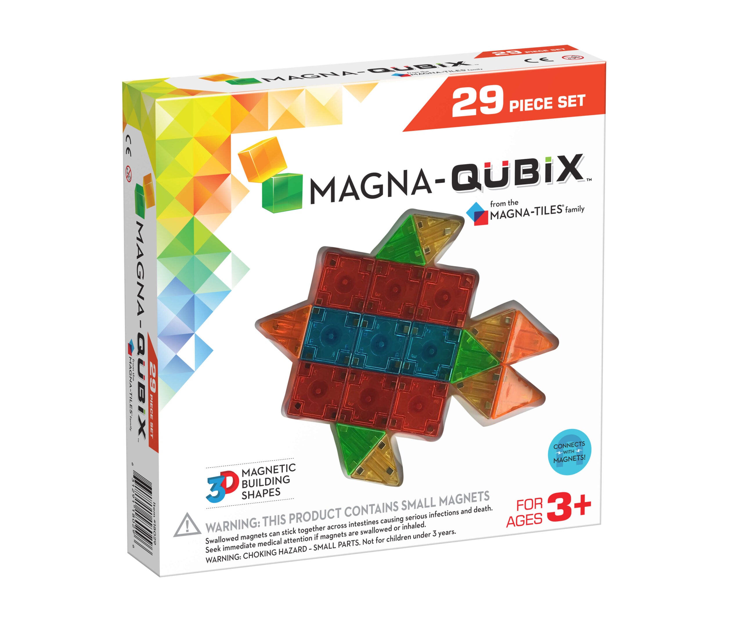Magna Tiles Qubix - 29 stuks - Constructiespeelgoed