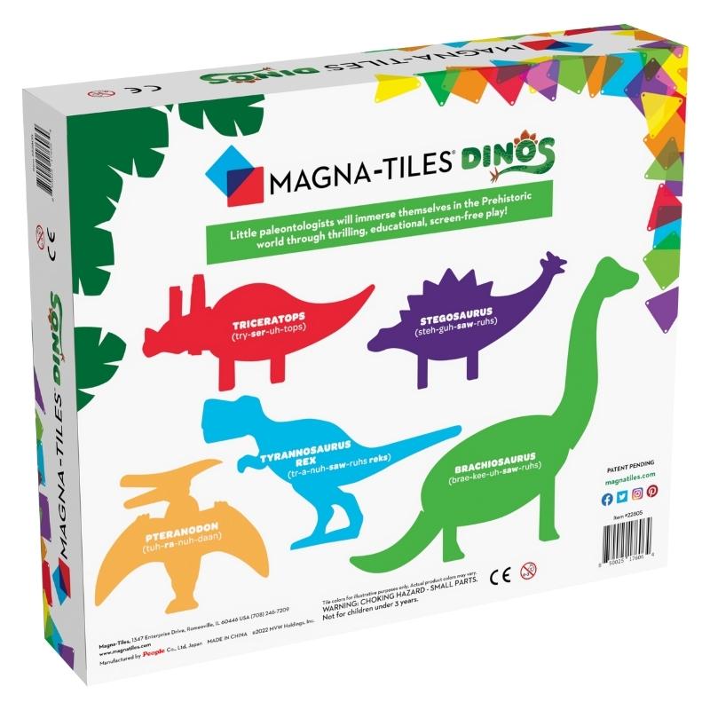 Magna Tiles - Dino Set - Magnetisch Speelgoed 5 stuks