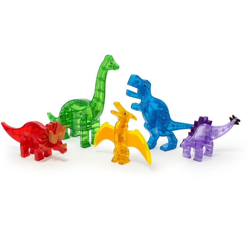 Magna Tiles - Dino Set - Magnetisch Speelgoed 5 stuks