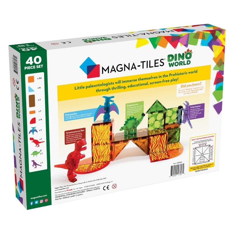 Magna Tiles - Dino World Set - Magnetisch Speelgoed 40 stuks