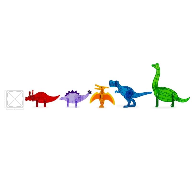Magna Tiles - Dino Set - Magnetisch Speelgoed 5 stuks