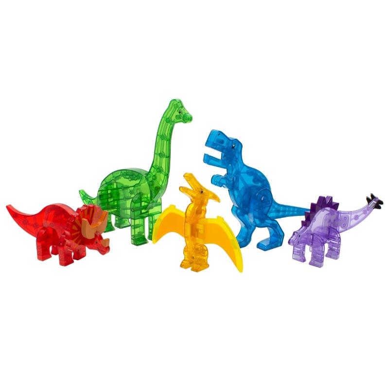 Magna Tiles - Dino Set - Magnetisch Speelgoed 5 stuks