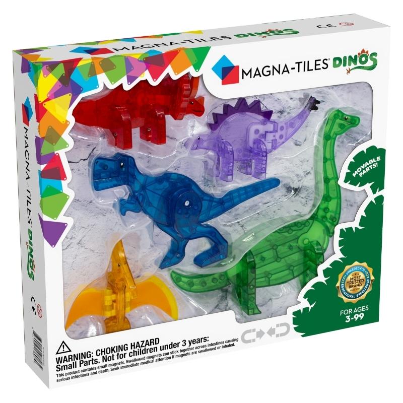 Magna Tiles - Dino Set - Magnetisch Speelgoed 5 stuks