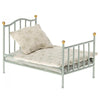 Maileg - Vintage bed mint (klein)  9x8cm