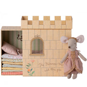 Big Sister (grote zus) Muis Prinses op de Erwt (roze jurk) - Maileg