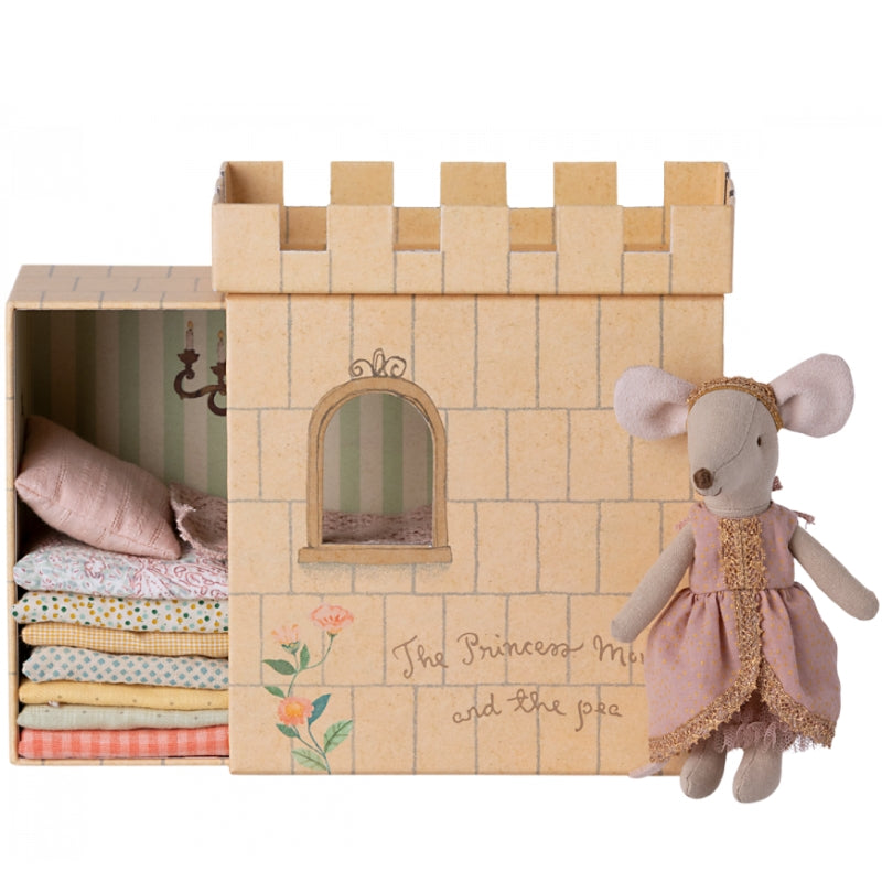 Big Sister (grote zus) Muis Prinses op de Erwt (roze jurk) - Maileg