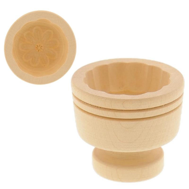 Sensorische houten zandvorm Roos (8 cm)