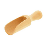 Montessori houten schepje voor sensorisch spel 7,5cm