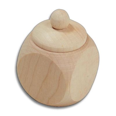 Montessori houten doosje voor sensorisch spel 4cm