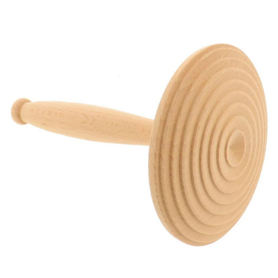 Montessori houten stempel en vijzel voor sensorisch spel 16cm