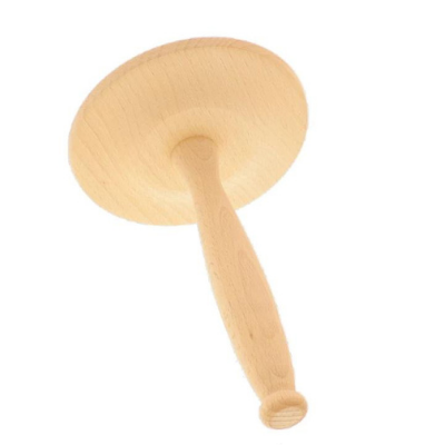 Montessori houten stempel en vijzel voor sensorisch spel 16cm