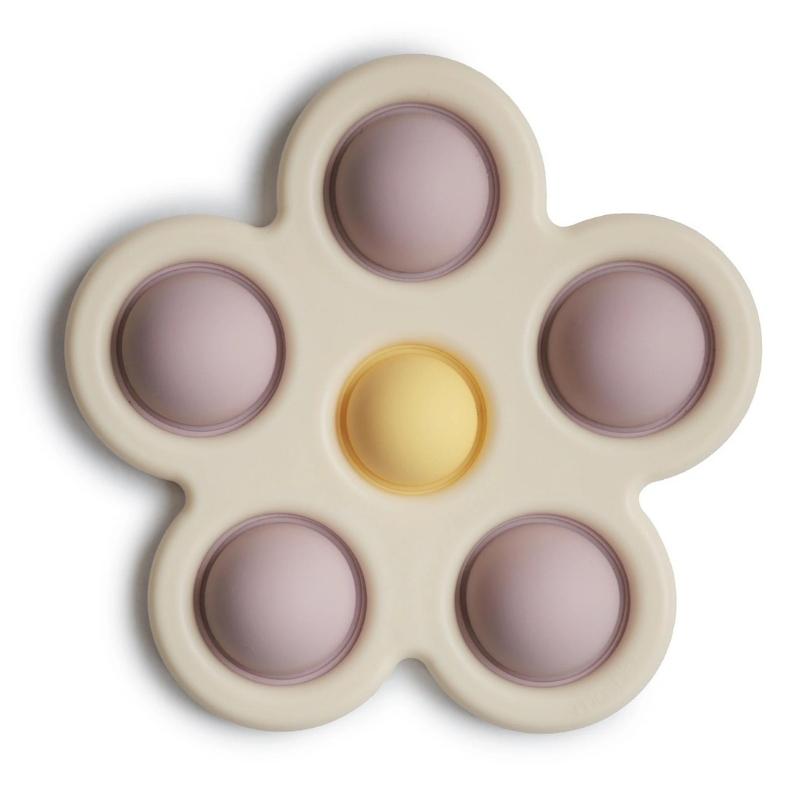 Mushie - Press Toy Flower- Soft Lilac