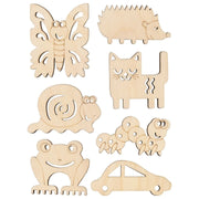 Jonely - Zandkammen Hout 12 stuks