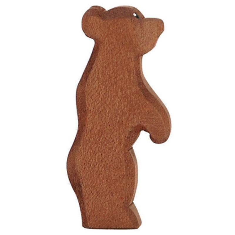 Houten beer klein staand - dierentuin - Ostheimer