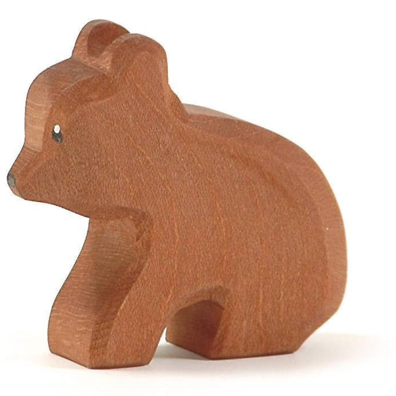 Houten beer klein zittend- dierentuin - Ostheimer