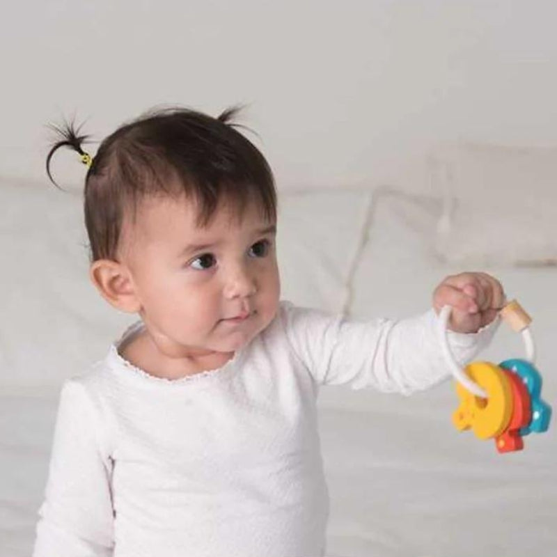 Plan Toys - Baby Sleutel Rammelaar