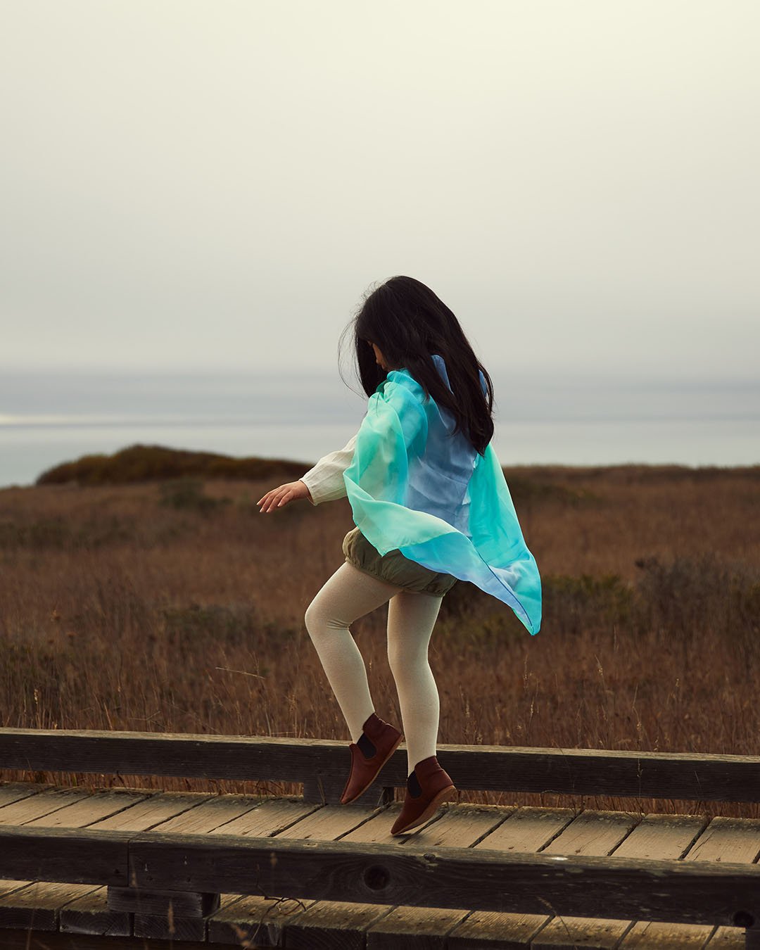 Sarah's Silks Speelzijde Sea - 86x86cm