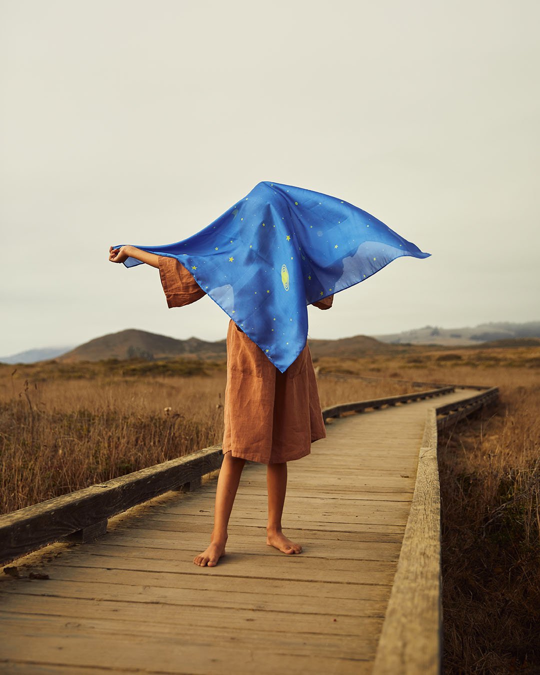 Sarah's Silks Speelzijde Starry Night - 86x86cm