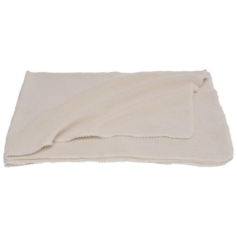 Reiff - 100% wol (wikkel)deken 80x95cm Naturel