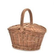 Rieten mandje 19x14cm