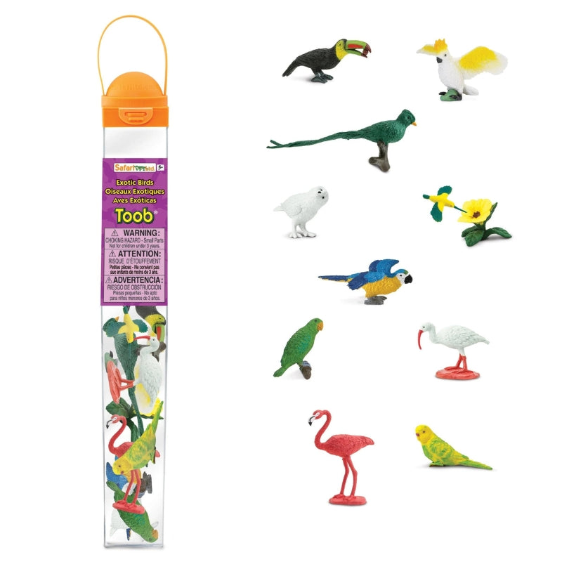 Speelfiguren Exotische vogels (11 stuks) - Safari Ltd
