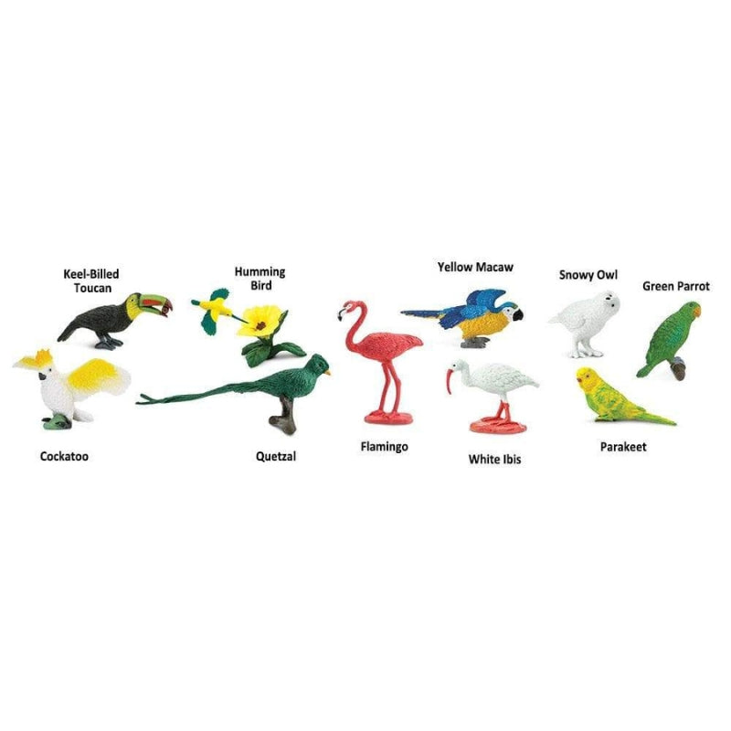 Speelfiguren Exotische vogels (11 stuks) - Safari Ltd