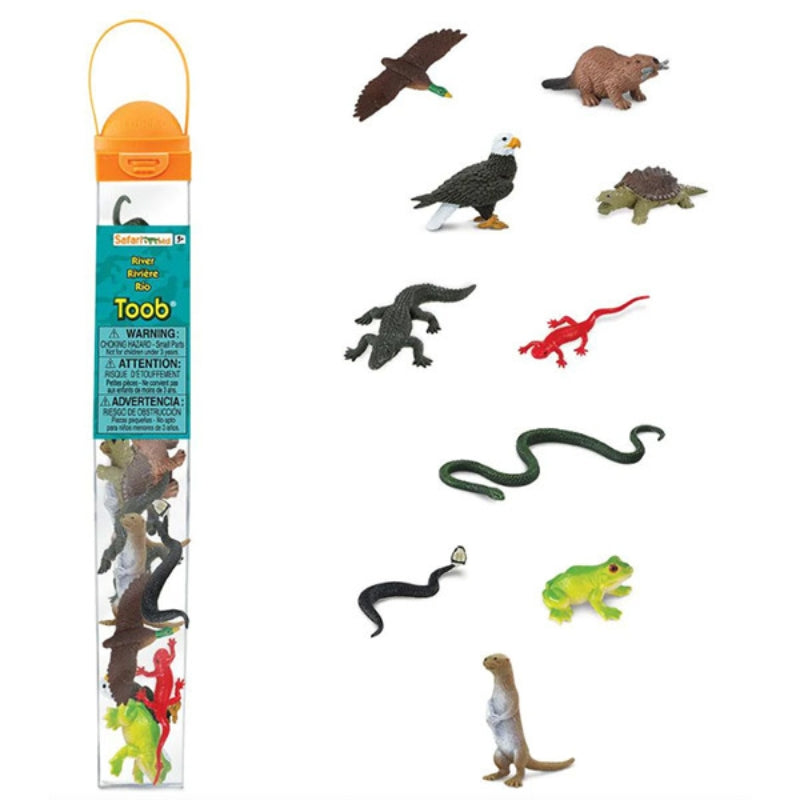 Speelfiguren Rivier (10 stuks) - Safari Ltd