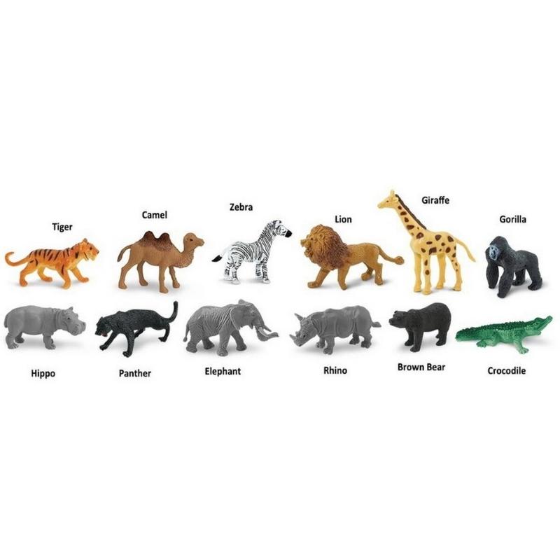 Speelfiguren Wilde Dieren Toob - Safari Ltd 12 stuks