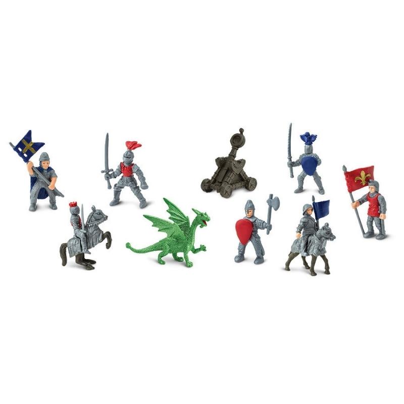 Speelfiguren Ridders en Draken Toob - Safari Ltd 10 stuks
