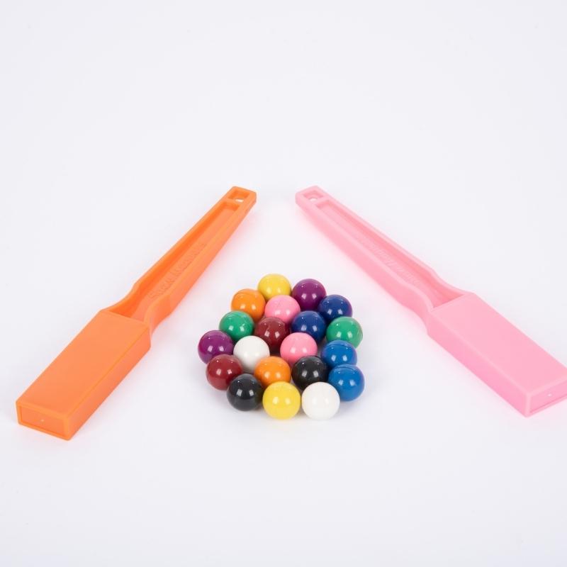 Shaw - 2 magnetische stokken met 20 magnetische knikkers
