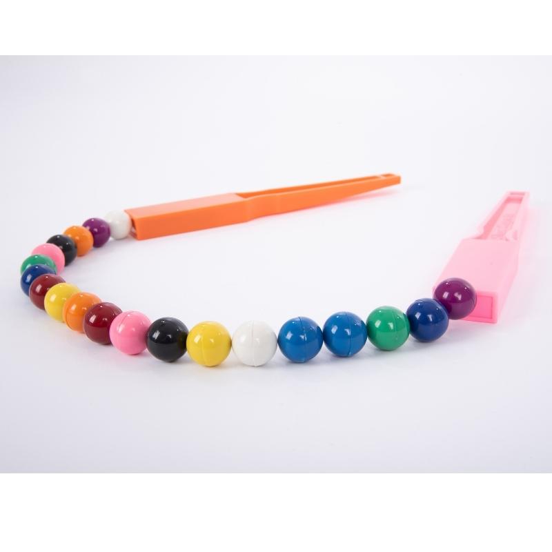 Shaw - 2 magnetische stokken met 20 magnetische knikkers