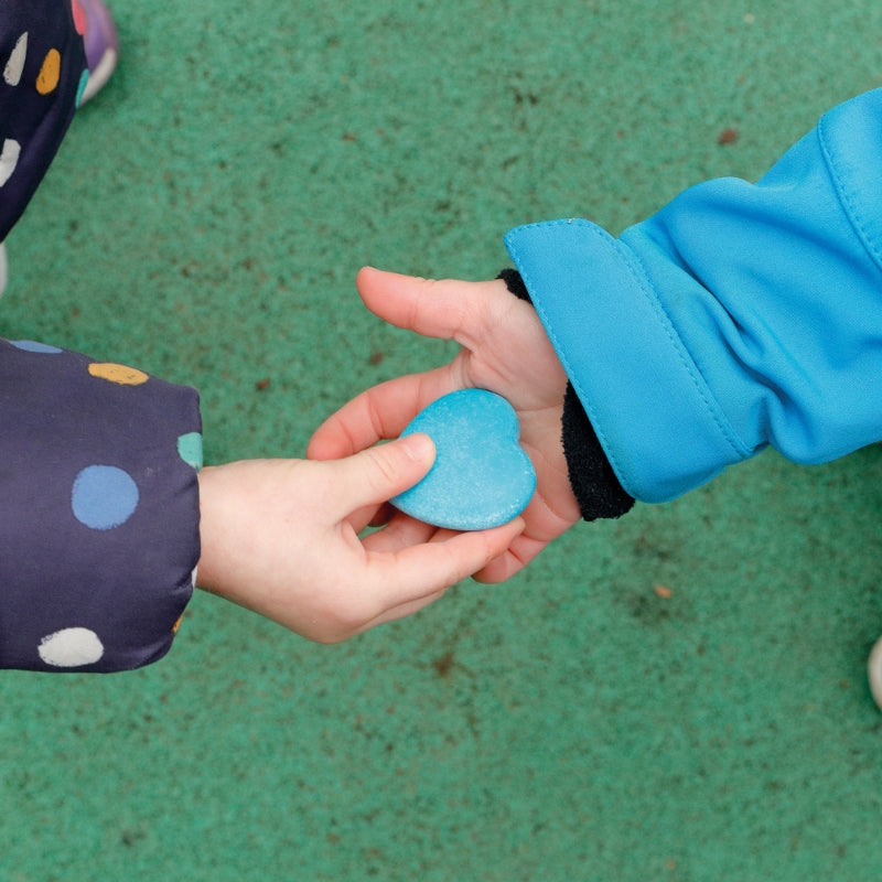 Sensorische emotiestenen hartjes (16 stuks) - Yellow Door