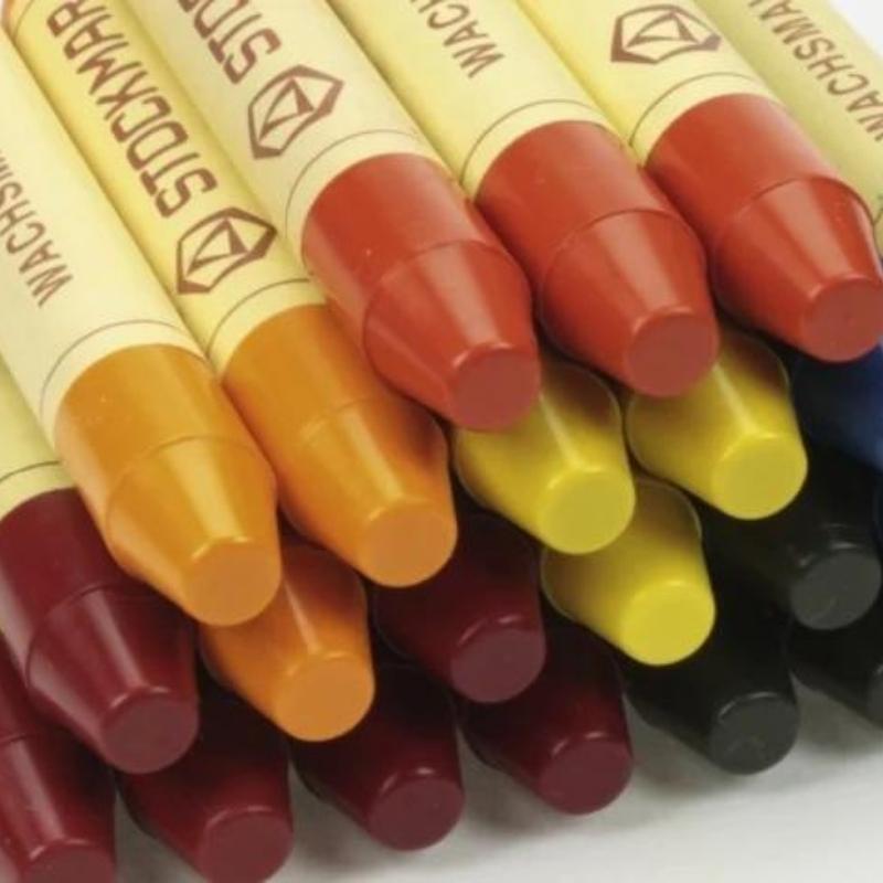 Stockmar - 16 (bijenwas)krijtjes-stiftjes in blik