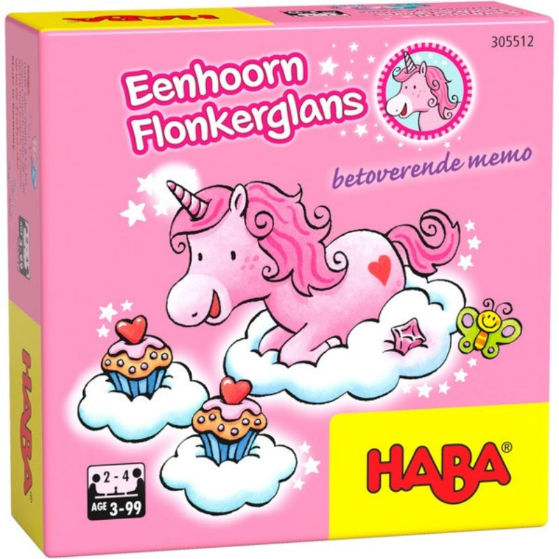 Haba - Eenhoorn Flonkerglans Betoverende Memo (spel, 3+ jaar)