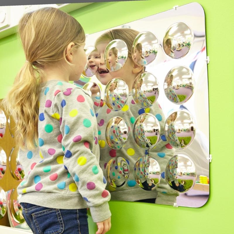 TickiT - 16 bolle spiegels (wand)