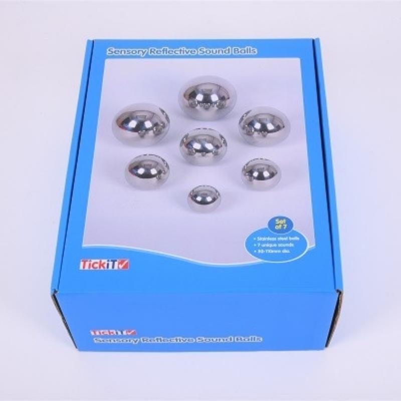 TickiT - Sensorische Reflecterende Geluidsballen (7 stuks)