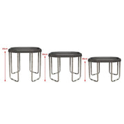 Mini Tuff Tray Onderstel 70cm Verstelbaar Zilver