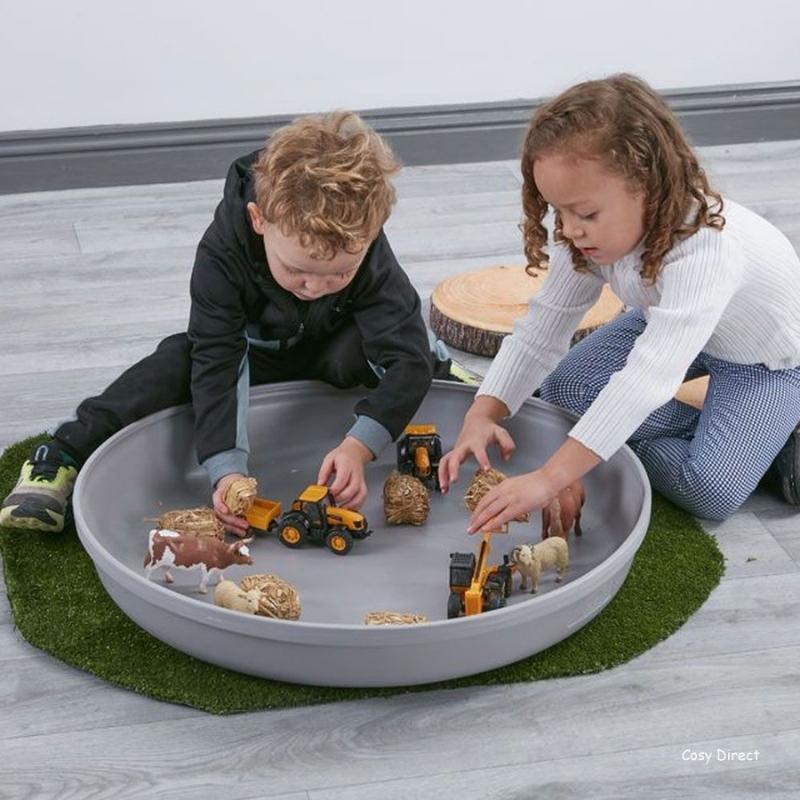 Tuff Tray Rond 69cm - Activiteitentafel Grijs