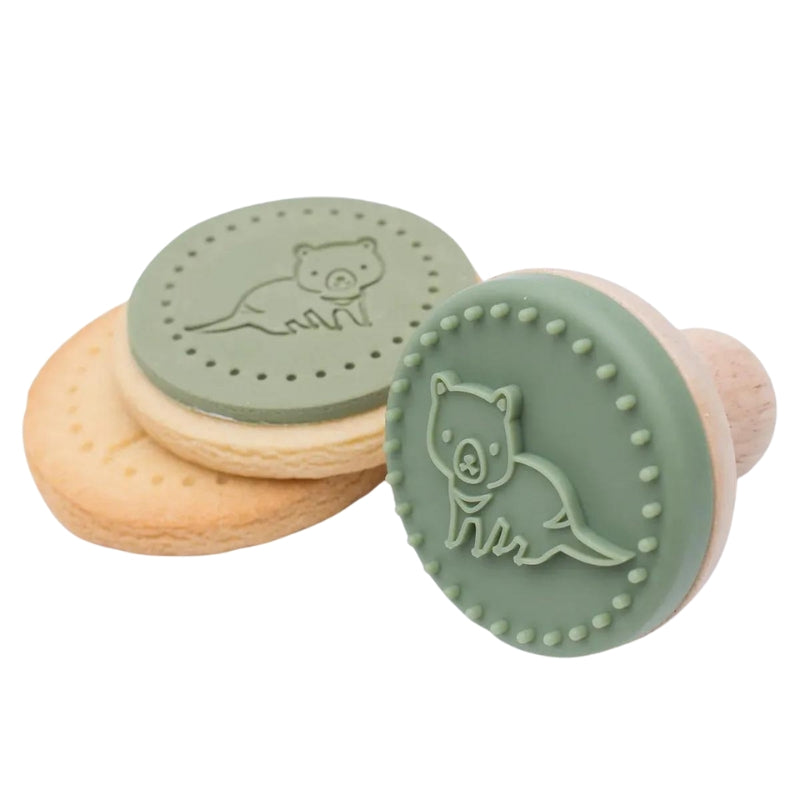 Stampies - Stempels Australische dieren- voor bij klei, verf of koekjes 15 stuks