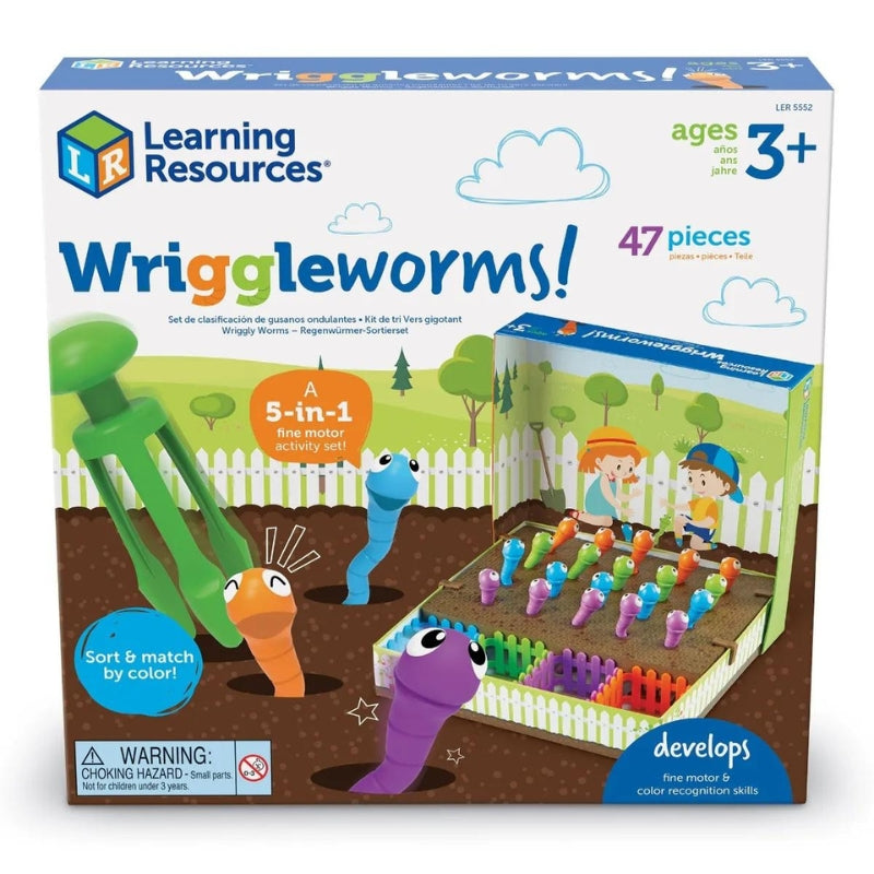 Kronkelwormen - activiteitenset voor de fijne motoriek - Learning Resources