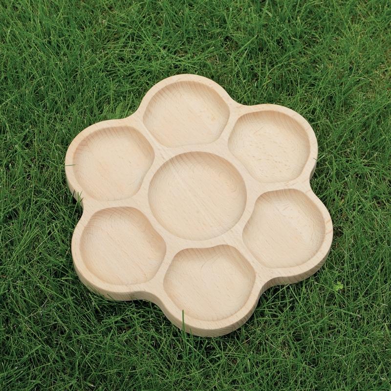 Houten bloemen tray - Yellow Door